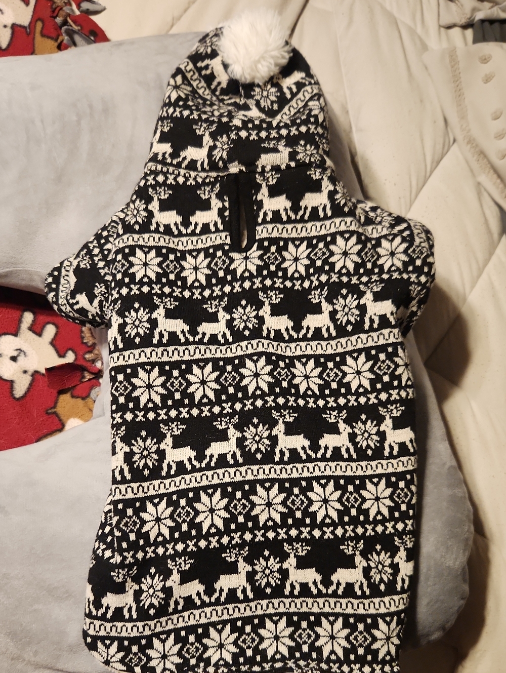 Fleece Hooded Dog Sweater
